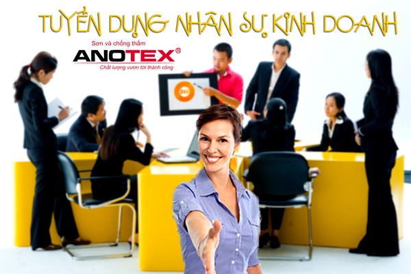 Sơn và chống thấm ANOTEX Tuyển dụng 05 nhân viên kinh doanh làm toàn thời gian cố định 